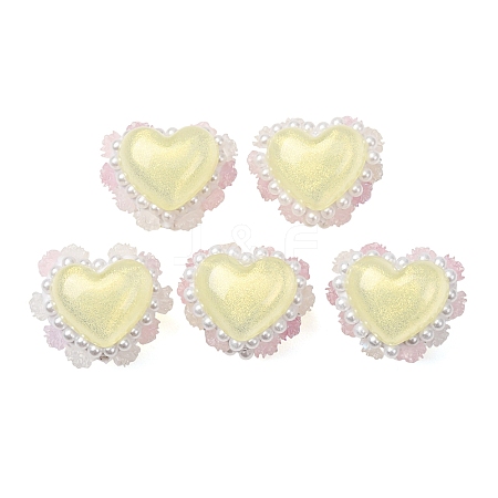 Rwsin & ABS Imitation Pearl & Polymer Clay Beads RE-CBA1913-01D-1