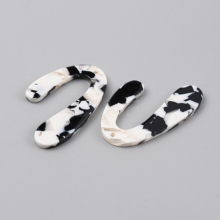 Cellulose Acetate(Resin) Pendants MACR-TAC0001-16-1