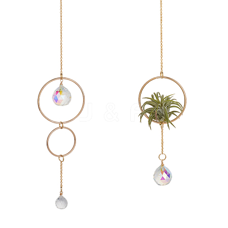 2Pcs Iron Plant Hanger HJEW-OC00169-1