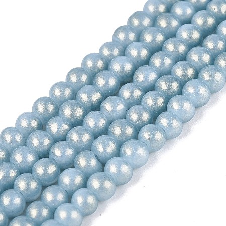 Baking Paint Glass Pearl Beads Strands LS-DGLA-ZX001-05B-16-1