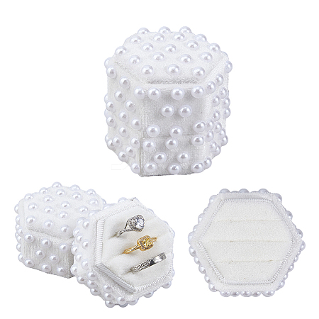 1Pc Velvet Rings Storage Boxes CON-DC0001-18-1