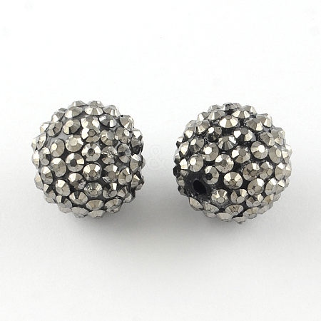 Resin Rhinestone Beads RESI-S315-14x16-02-1