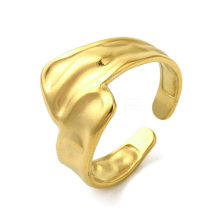 304 Stainless Steel Cuff Ring RJEW-Q820-01C-1