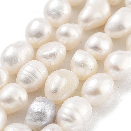 Natural Cultured Freshwater Pearl Beads Strands PEAR-P062-26D-1