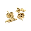 304 Stainless Steel Stud Earrings EJEW-G384-01C-2