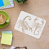 Large Plastic Reusable Drawing Painting Stencils Templates DIY-WH0202-197-3