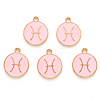 Alloy Enamel Pendants ENAM-S124-01A-09H-2