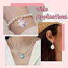6Pcs 6 Colors Brass Enamel Locket Pendants KK-CJ0005-72-7
