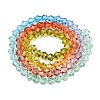 Gradient Color Baking Painted Glass Bead Strands DGLA-A039-T2mm-A015-2