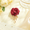 Cloth Flower Brooch JEWB-WH20001-03A-3