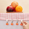 12Pcs Resin Imitation Fruit Tablecloth Weights HJEW-AR00006-3