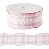 1 Roll Polyester Ruffled Ribbon SRIB-CY0001-14D-6