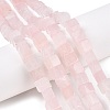 Natural Rose Quartz Beads Strands G-T139-8x8-05A-1