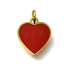 304 Stainless Steel Enamel Charms STAS-R153-05G-02-1