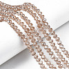 Electroplate Glass Beads Strands EGLA-A034-T3mm-B24-1