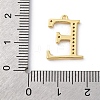 Rack Plating Brass Micro Pave Cubic Zirconia Pendant KK-H449-76G-01-4