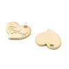 Brass Charms KK-G516-20G-2