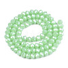 Electroplate Glass Beads Strands EGLA-A034-J8mm-A05-2