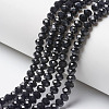 Opaque Solid Color Glass Beads Strands EGLA-A034-P10mm-D18-1