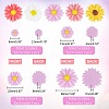Flatback Hair & Costume Accessories Ornaments Resin Flower Daisy Cabochons CRES-PH0003-18-2