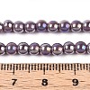 Electroplate Opaque Glass Beads Strands GLAA-T032-P4mm-AB15-4