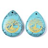 Synthetic Turquoise Pendants G-T122-71H-2