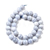 Natural Blue Lace Agate Beads Strands G-G344-A06-10mm-3