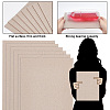   8Pcs Rectangle Kraft Paper Book Board DIY-PH0009-43-4