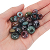 30Pcs 2 Sizes Natural Indian Agate European Beads G-SP0001-49-6