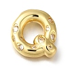 Brass with Cubic Zirconia Pendants KK-Q818-03Q-G-1