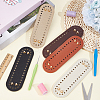 5Pcs 5 Colors PU Imitation Leather Bag Bottoms FIND-CL0001-87A-4