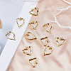 10Pcs 2 Styles Brass Pendants KK-HS0015-24-4