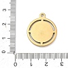 Hammered 304 Stainless Steel Pendants STAS-Z192-01G-3