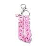 Acrylic Curb Chain Keychain KEYC-JKC00632-2