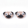 Resin Puppy Cabochons CRES-S363-28A-1