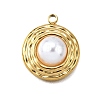 Plastic Pearl Pendants LS-STAS-Q360-03A-G-1