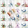 CRASPIRE 80Pcs 8 Style Custom Lip Balm DIY Label Sticker DIY-CP0007-95C-5