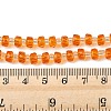 Transparent Glass Beads Strands GLAA-P076-01A-06-4