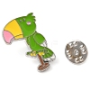 Bird Alloy Enamel Brooches JEWB-I035-08P-05-3