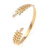 304 Stainless Steel Cuff Bangles for Women BJEW-Z173-01G-2