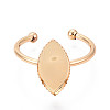 Brass Cuff Ring Findings KK-N276-03E-G-2