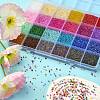 19200Pcs 24 Colors 12/0 Glass Seed Beads SEED-YW0001-87A-5