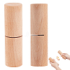 Pine Wood Bracelet Knotting Clamp Tool AJEW-WH0596-037-1