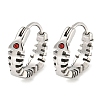 316 Surgical Stainless Steel Hoop Earrings EJEW-D096-09P-AS-1