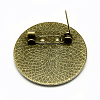 Tibetan Style Alloy Brooch Findings S-TIBE-Q081-25mm-01AB-3
