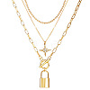 Alloy Pendant Layered Chain Necklaces for Women WGC39CD-11-1