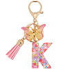 Zinc Alloy Tassel Keychain KEYC-WH20004-12O-1