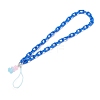 Opaque Acrylic Cable Chain Mobile Straps HJEW-JM00448-2
