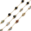 Handmade Gemstone Beads & 316 Stainless Steel Round Link Chains CHS-L033-07G-01-1