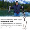 90Pcs 9 Style Brass Fishing Snaps Swivels FIND-FH0004-40-6
